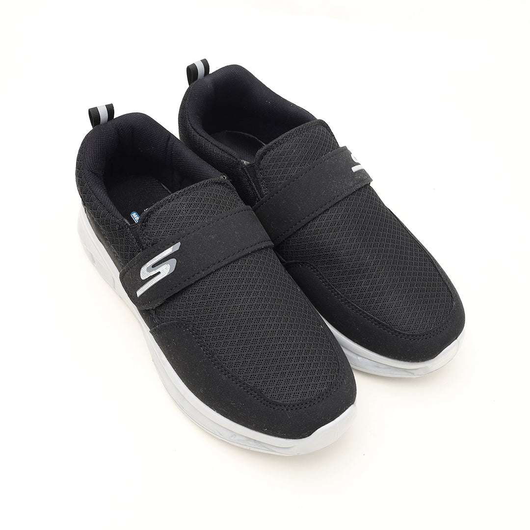S-09 Black Men Shoes