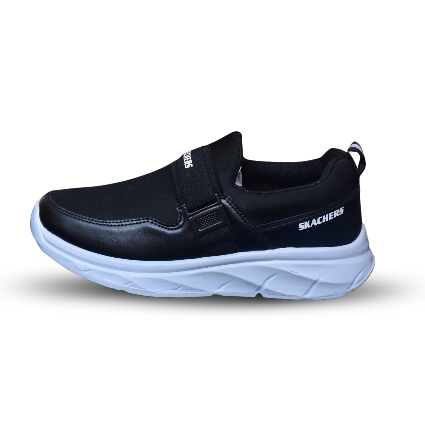 S-08 Black Men Shoes