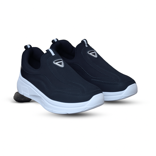 S-45 Black Men Shoes