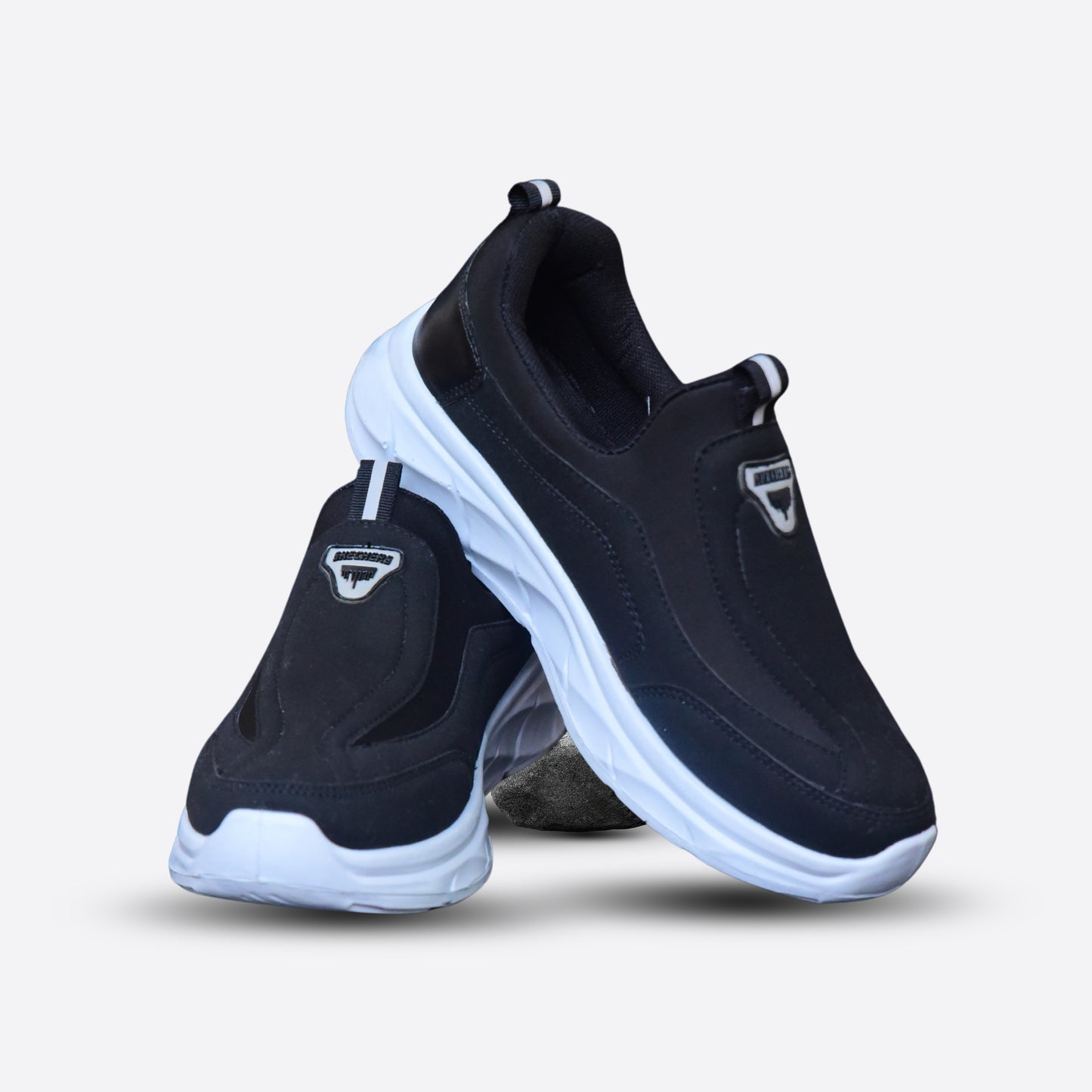 S-45 Black Men Shoes