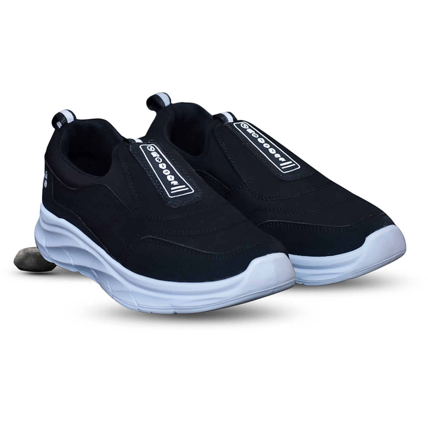 S-07 Black Men Shoes