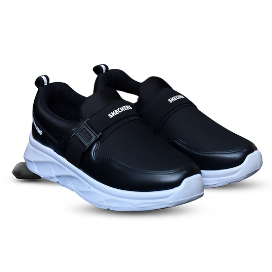 S-08 Black Men Shoes